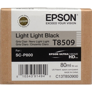 Epson T8509 80ml Light Light Black Ink for SureColor P800