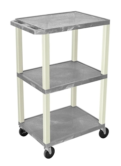 Grey and Beige Utility Presentation Cart