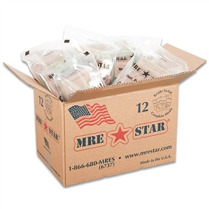 MRE Case of Lunch and Dinner meals