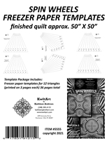 Spin Wheels Freezer Paper Templates