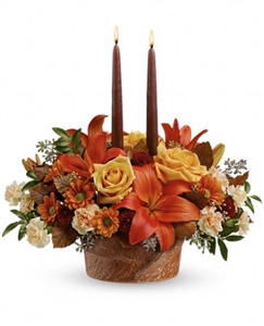 Glowing Autumn Centerpiece