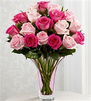 Mixed Pink Rose Bouquet