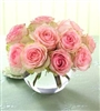 Dozen Oprah Roses in Bubble Bowl