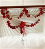 Large Rosary with Red Spray Roses