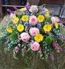 Pastel Casket Spray