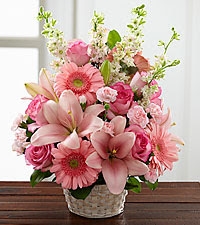 Pink Blossom Basket