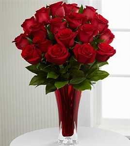 In Love with Red Roses - 18 roses