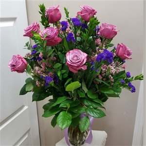 12  Lavender Roses