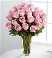 Two Dozen Pink Roses