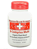 B Complex Organic Plant based non Synthetic Multiple Vitamin & Mineral