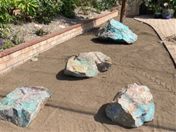 Curacao Blue Large Landscaping Boulders 30" - 36"