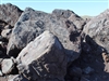 Black Lava Large Boulders Rock 30" - 36"