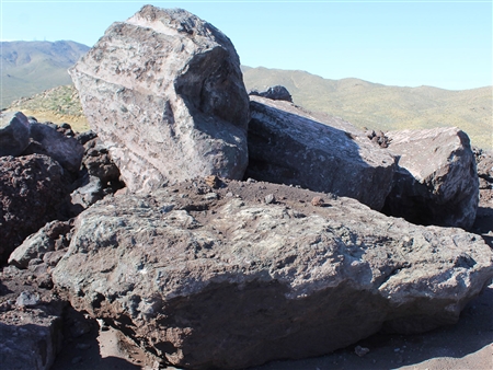Black Lava Boulders large landscaping rocks near me 36" - 48"