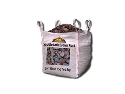 Saddleback Brown Gravel 3/4" Minus Per Yard - Landscape Stone