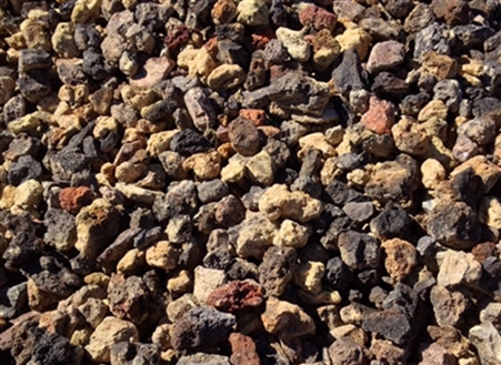 Brown Lava Rock Gravel 3/4"  - Landscape Supplies
