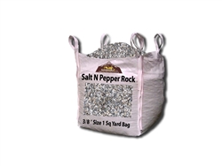 Salt N Pepper Granite Rock Gravel 3/8" Per Yard - Pea Gravel