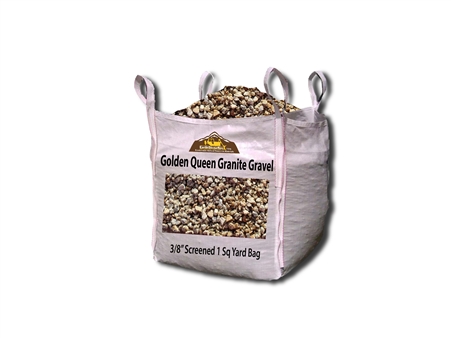 Golden Queen Granite 3/8" Sc Per Ton RockSack