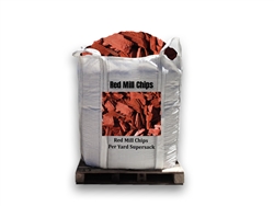 Red Color Chips - Landscape Mulch