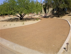 Cinnamon Brown D.G. Fines 1/4" Minus - Crushed Granite Walkway