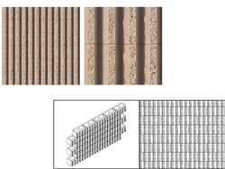 4 Score Split Face - Brick Construction