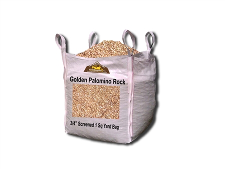Palomino Gold Rock  3/4" Per Ton Rock Sack