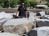 Montana Grey Wolf Boulders Rock 3' - Bench Stone