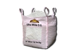 Ultra White Decomposed Granite Landscaping 1/4" Minus