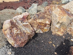 Copper Rose Large boulders 36" to 48" - large landscape stone