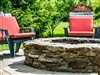 Rustic Wall Stone Firepit - Patios Pavers