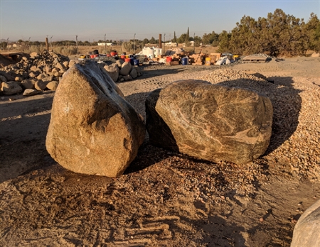 Granite Stripe N Swirl Boulders 30"- 36" Per Pound