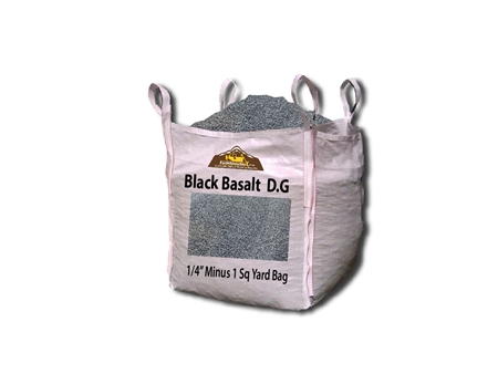 Black Basalt D.G. Fines 1/4" Minus - Rock Quarry