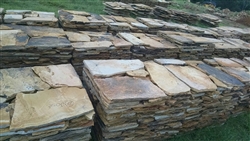 Oklahoma Brown Flagstone Patio 1-1/2" price ton - Paver Stones