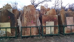 Oklahoma Brown Multi Colored Standup Flagstone - Landscape Stone