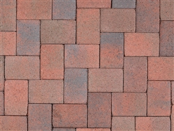 Red - Brown - Charcoal Appian Cobble Pavers Stone - stones patio