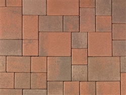 Cream - Brown - Terracotta Courtyard Pavers Stone - pavers brick