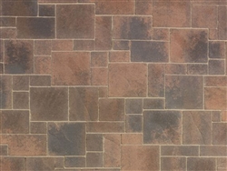 Cream - Brown - Charcoal Heartland Pavers Stone - Pavers Backyard