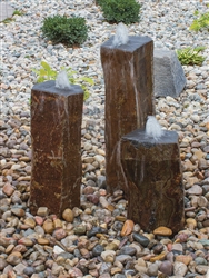 Gold Creek Basalt - Polished Top  - stone water fountains