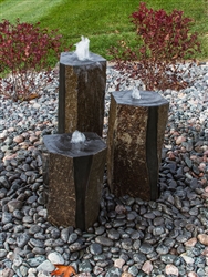 Gold Creek Basalt - Semi Polished Sides - Fountain Rocks