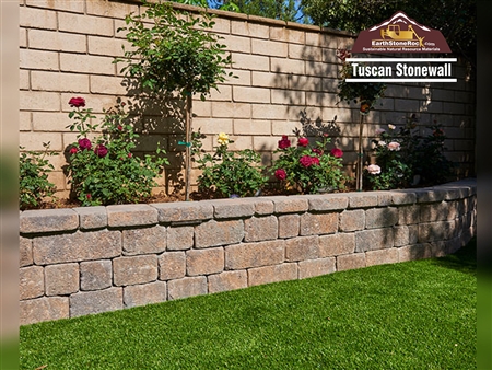 Tuscan  Rustic Wall Stone  - Landscaping Wall