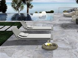 Argento Travertino Pavers 24"x24" - outdoor patio pavers