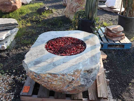 Boulder FirePit  - Large Boulder for fireplace