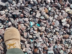 Curacao Blue Rock Gravel 1" - 4" Screened - Landscape Gravel