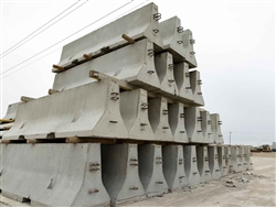 Jersey Style Concrete Barrier Block 12ft Per Each - Flood Control Materials
