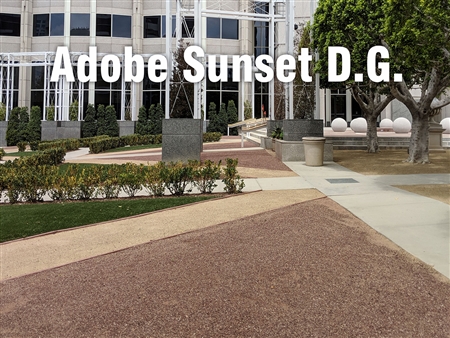 Adobe Sunrise 1/4" D. G. - Decomposed Granite Patio