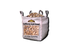California Gold Gravel 4" - 6" - Landscape Materials Near Me