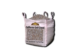 California Gold Gravel 3/4" Per Yard - Landscape Materials Near Me