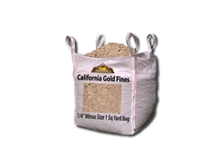 California Gold Fines 1/4" Minus - Playground Sand