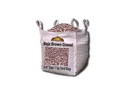 Baja Brown Gravel 3/4" Price Per 1 Yard - Landscaping Rocks
