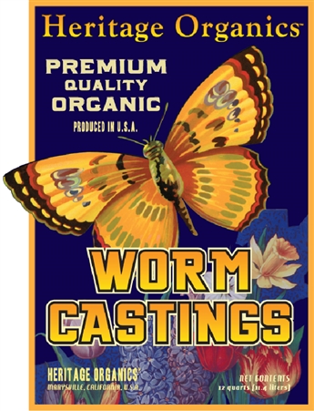 Heritage Organics Worm Castings - Soil Amendments