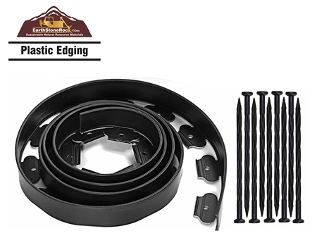 Dimex EdgePro Black Plastic Edging 5" x 60ft - garden edging